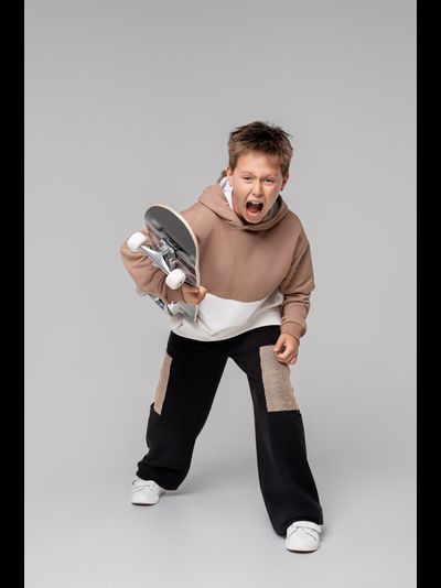 Худи с капюшоном колорблок