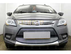 Защита радиатора Lifan X50 2015- (2 части) chrome