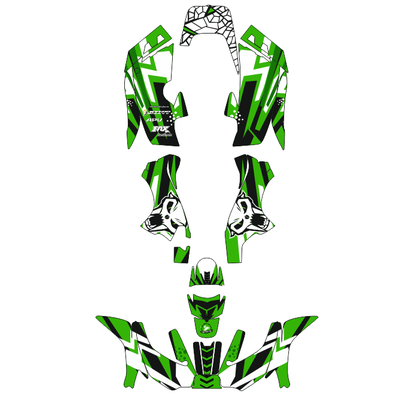 Наклейки на квадроцикл Kawasaki Brute Force 2006 - 2019 #649