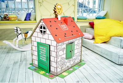 Дом раскраска Bibalina русский алфавит с наклейками в Воронеже