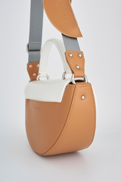 SLICY BAG 2116 Бежевый/белый