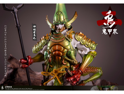 Самурай-кузнечик, зеленый - КОЛЛЕКЦИОННАЯ ФИГУРКА 1/12 Soldier - Gweitong series 2 (CT00A) - CROW TOYS