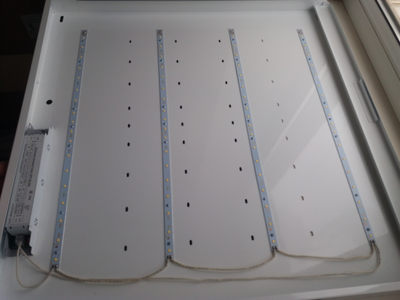 Светодиодный офисный светильник OFFICE595- IP54- 30Вт/35Вт/40Вт/50Вт, 595х595х40,