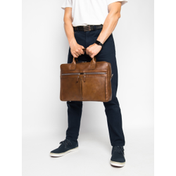 Сумка для ноутбука Montebello brown (арт. 1033-63)