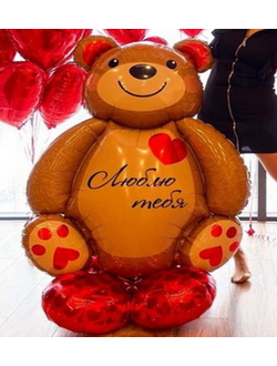 Мишка с любой надписью