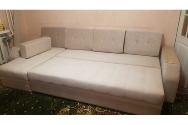 Атланта Соло Гранд + 2 кресла (велюр Velutto 04/Vanilla 02)