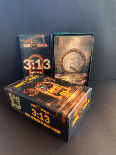 Таро 3 13 Мир Живой и Мир Иной Маржены Горбовой, с инструкцией и золотыми срезами.