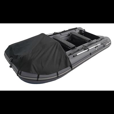 Моторная лодка ДИКИЙ 360 НДНД с тентом серый