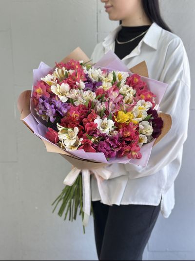 37 альстромерий микс