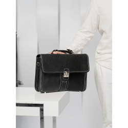 Кожаный портфель Feudo black (арт. 2014-01)