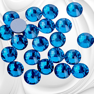 Стразы термоклеевые, цвет бирюзовый, размер SS16 (3,8 - 4,0 мм), 1440 шт