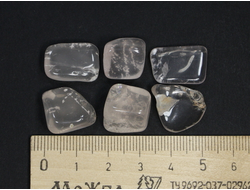 Кварц светло-розовый, галтовка в ассортименте, Бразилия (15-18 мм, 2-4 г) №21498