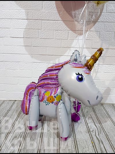 Сет "Цветочные единороги" (8 шариков)