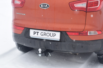 Фаркоп PT Group съемный квадрат для KIA Sportage с 2010-2015- Арт. 06041502