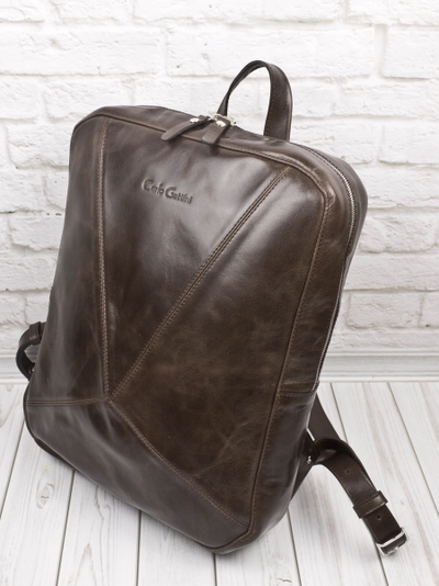 Кожаный рюкзак Lanciano Premium brown (арт. 3066-52)