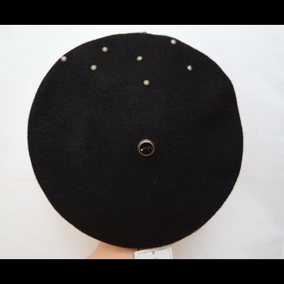 Фетровый берет женский 2019 Vizio Италия 6108 черный