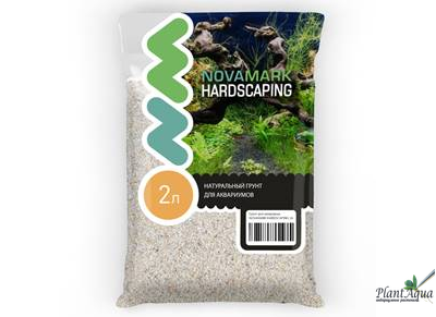 Грунт натуральный NOVAMARK HARDSCAPING Светлый песок 0,8-2,0 мм, 6 л