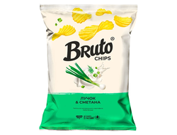 Картошечка Bruto "Лучок и сметана" 120г
