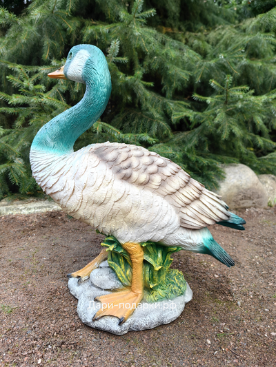 Садовая фигура Селезень Красавец 49*45см   2,5кг   полистоун Россия 2558/012540*