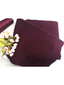 Плед вязаный "Шишки"