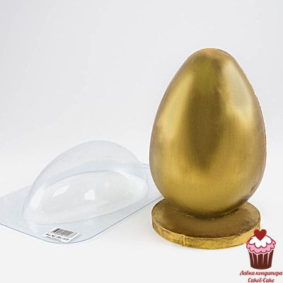 Форма пластик Яйцо среднее, 13,5х9,4х4,7 см