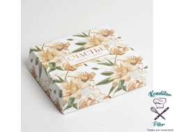 Коробка для кондитерских изделий «Счастье», 17 × 20 × 6 см