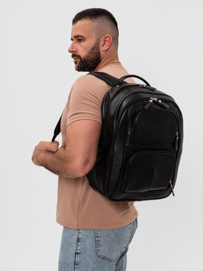 Кожаный рюкзак Rivarolo brown (арт. 3071-04)