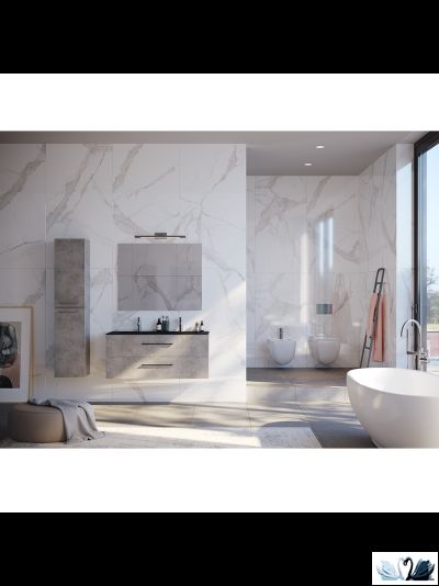 Керамогранит Creto Statuario Cara Satin 60х120 см матовый
