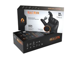 Ультрапрочные нитриловые перчатки с текстурой JETA SAFETY 050NATRIX290-BL (50 шт.)