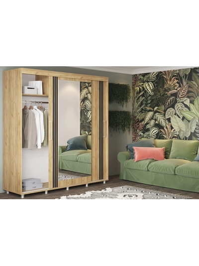 Форест 2.0 м шкаф-купе  Дуб крафт золотой