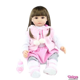 Кукла реборн — девочка  "Снежана" 60 см