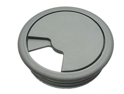 Заглушка кабель-канала АЛЮМИНИЙ пластик D-60мм PM-PLFI60-05 GTV