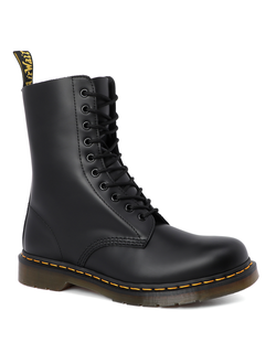 Dr Martens ботинки 1460 Smooth высокие черные