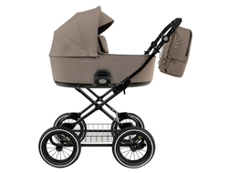 Коляска 2в1 Roan Bass Next Classic d12 2.0 Hazel / Black / руч.Black
