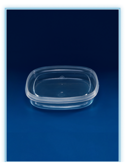 Банка 170 мл. квадратная с крышкой/10шт. в упаковке