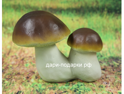 Белые грибы пара 14*12см   0,5кг   полистоун Россия 612-012008