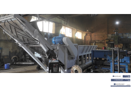 Электрический щепорез 90 квт. Мощность по готовой продукции - 20 тн\час.