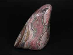 РЕДКОСТЬ! Родохрозит, крупный полированный коллекционный образец, Аргентина (114*100*60 мм, 1122 г) №18441