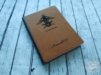 подарок руководителю, ежедневник с гербом, блокнот ручной работы, ежедневник купить, гравировка