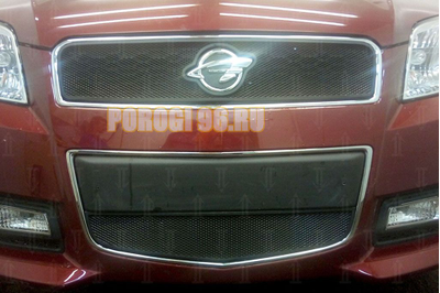 Защита радиатора Ravon Nexia R3 2016- black верх