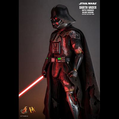 Дарт Вейдер в бою (Звездные Войны, Star Wars) - Коллекционная фигурка 1/6 Darth Vader Battle Damaged (Deluxe Version) (DX45) - Hot Toys