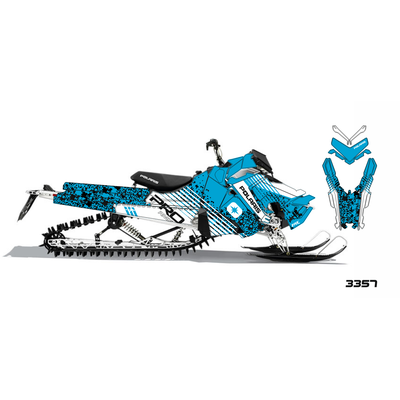 Наклейки на снегоход  Polaris Axys 2016 2017 2018 2019 #3357