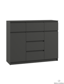 Мадера комод Комби 2 Графит