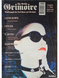 The Gothic Grimoire Magazine January 1997 David Bowie, Иностранные музыкальные журналы, Intpressshop