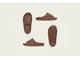 Adidas Yeezy Slide Flax 9US