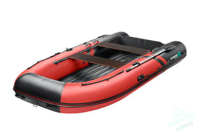 Лодка ПВХ Gladiator Jet E420SJet Красно-Чёрный