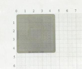 Трафарет BGA для реболлинга чипов компьютера NV G80-100-K1-A2 0.6мм