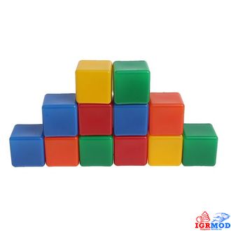 Набор кубиков 12 шт. цветные (Крошка Я) арт. 1180367