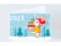 Обложка на зачетную книжку год Кролика №2