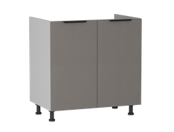 Кухня ВАТЕЛЬ - Стол под мойку 2-х дверный СМ-80 Мокко